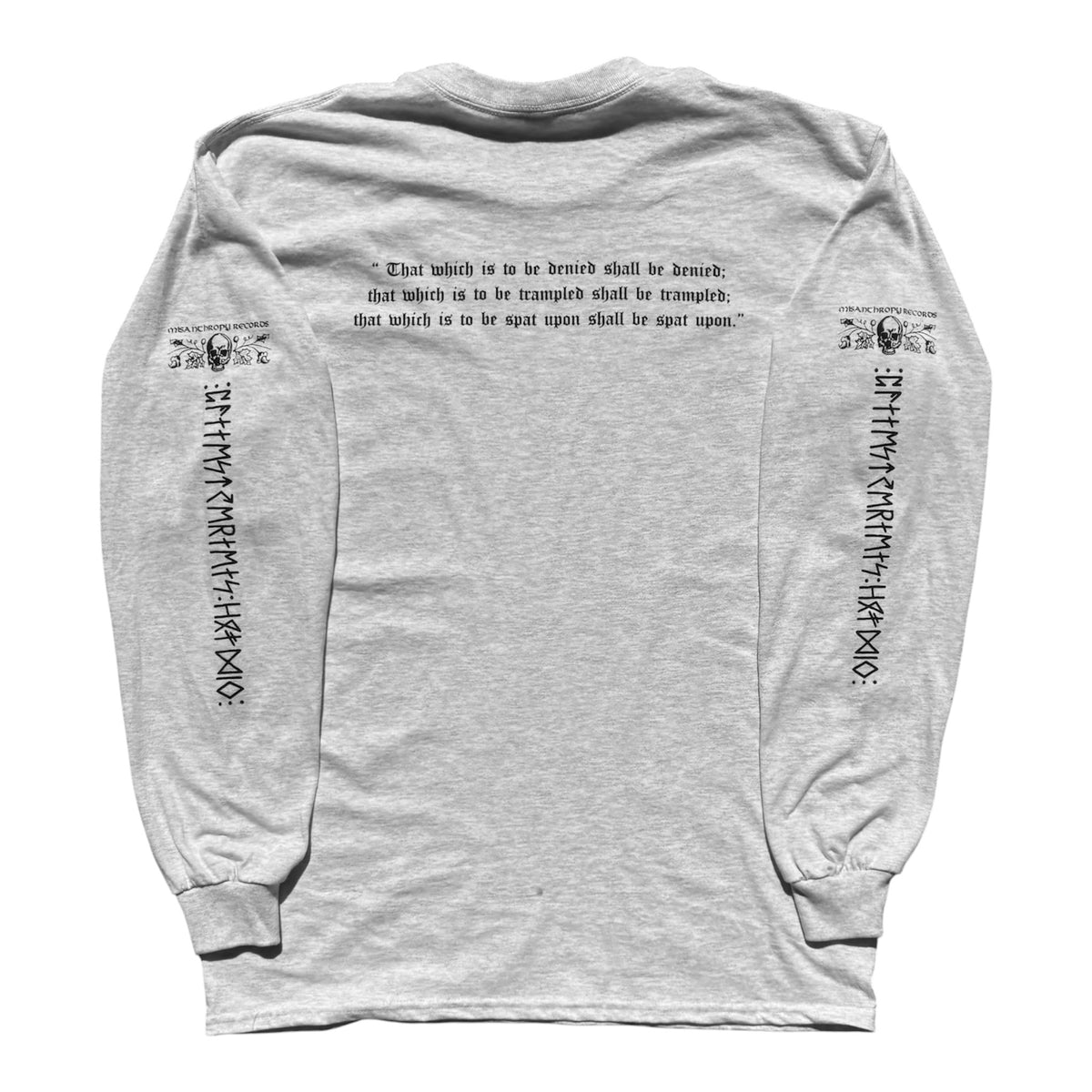 HVIS LYSET TAR OSS 94 (GREY LONG SLEEVE)